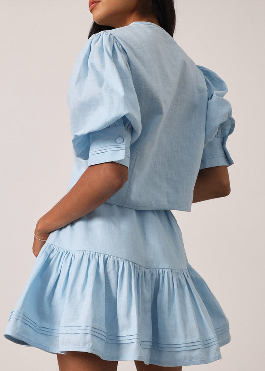 Babylon | Falda Laney Azul pastel