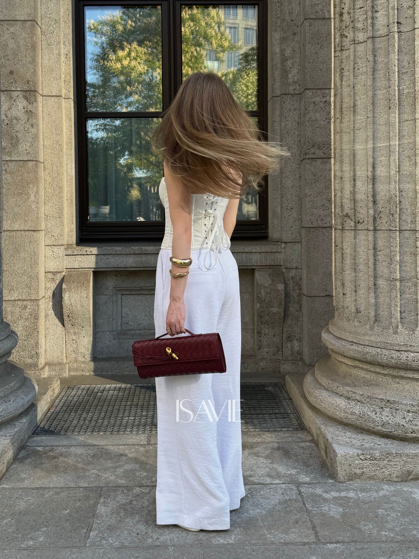 Sara Woven Clutch