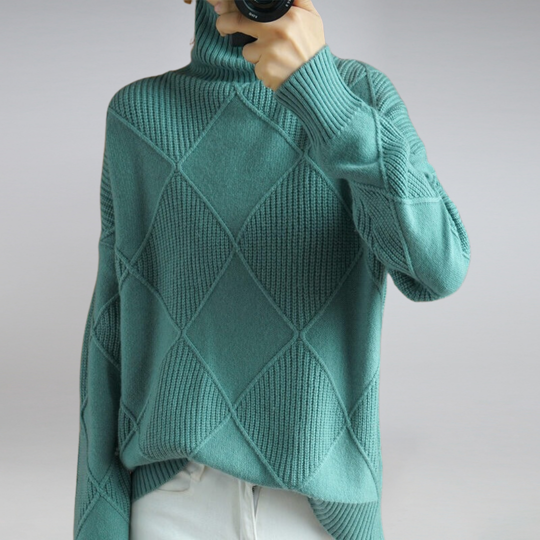 Babylon | Cómodo jersey de cuello alto