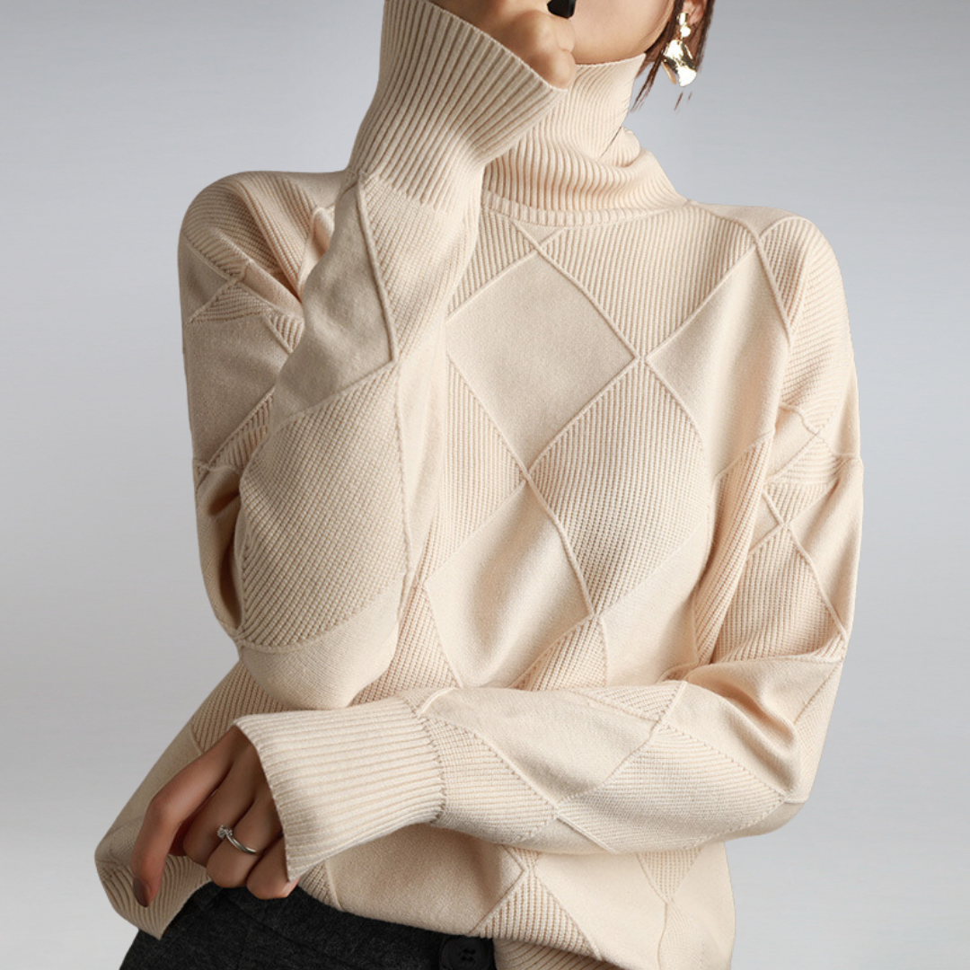 Babylon | Cómodo jersey de cuello alto