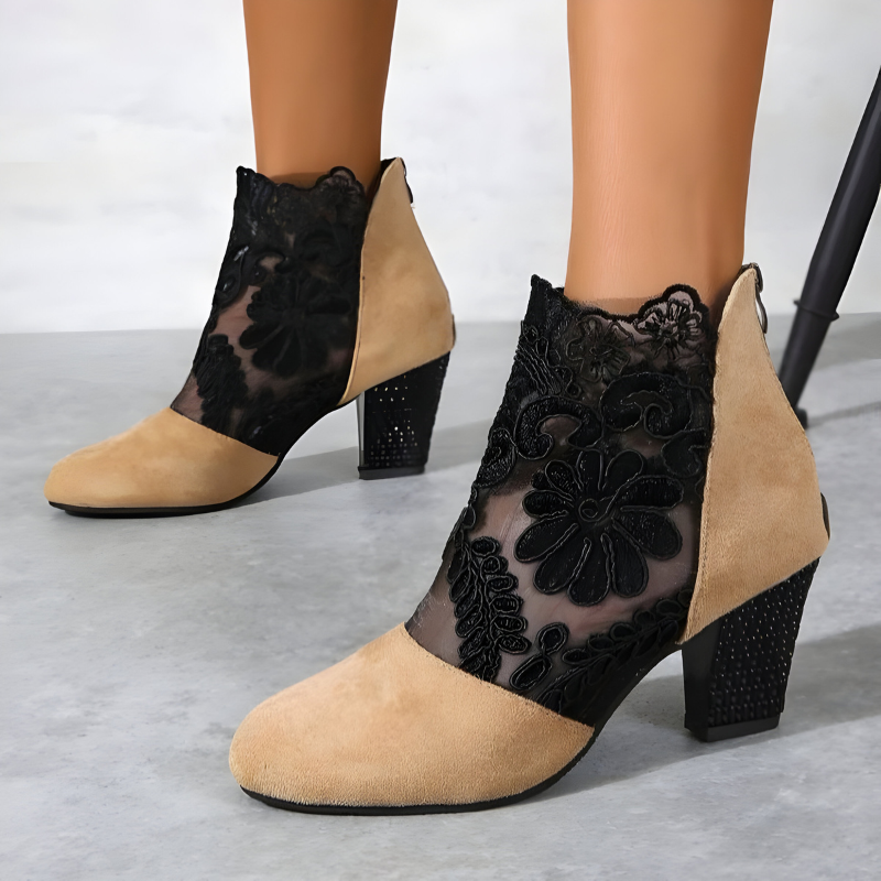 Babylon | Elegantes zapatos de tacón alto con encaje