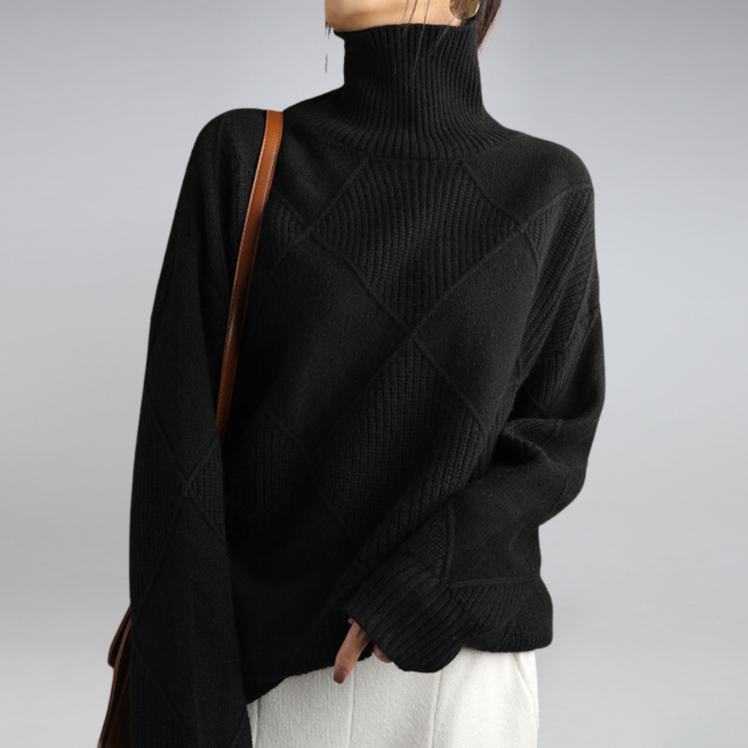 Babylon | Cómodo jersey de cuello alto