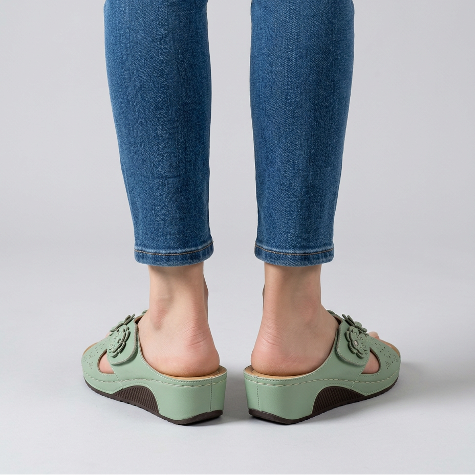 Babylon | Zapatilla abierta con flores
