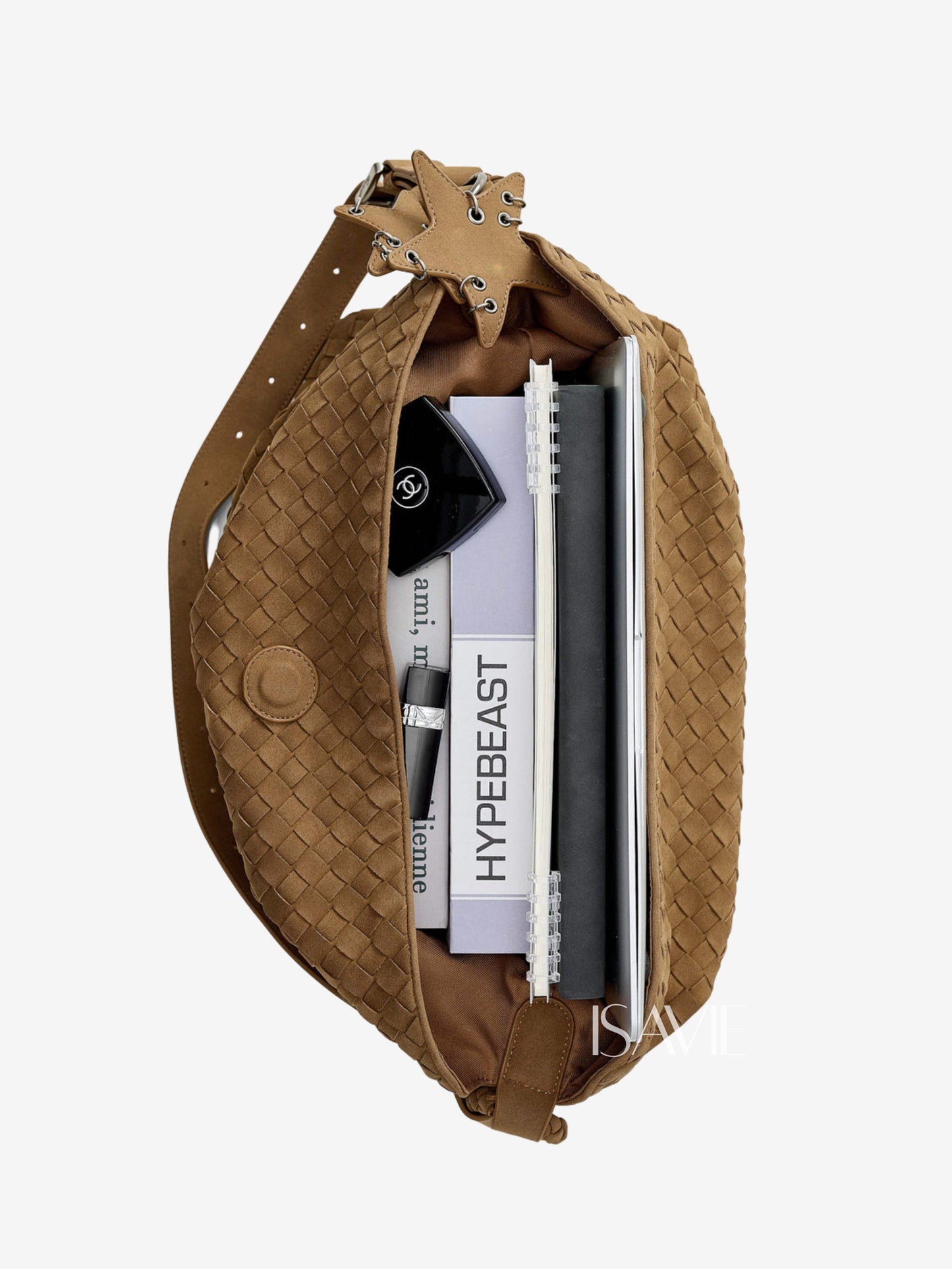 Helen Suede Tote Bag (Fits a 16-inch laptop)