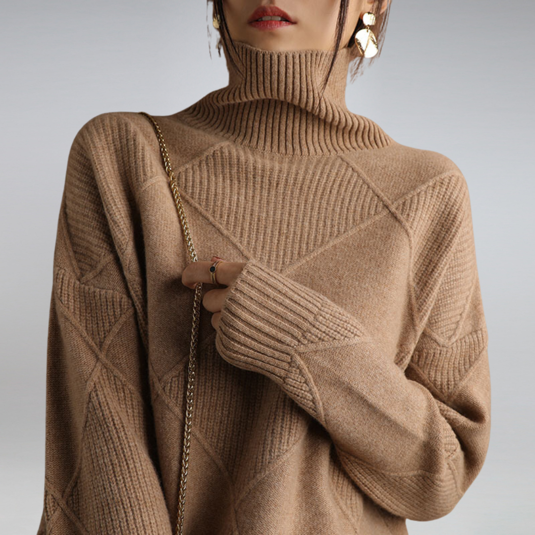 Babylon | Cómodo jersey de cuello alto