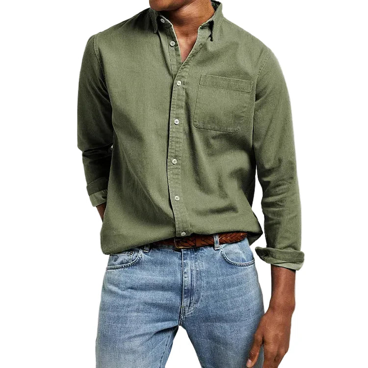 Babylon | Camisa botones lisa