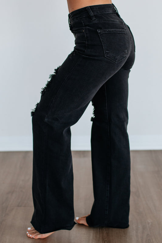 Babylon | Vaqueros rotos negros vintage