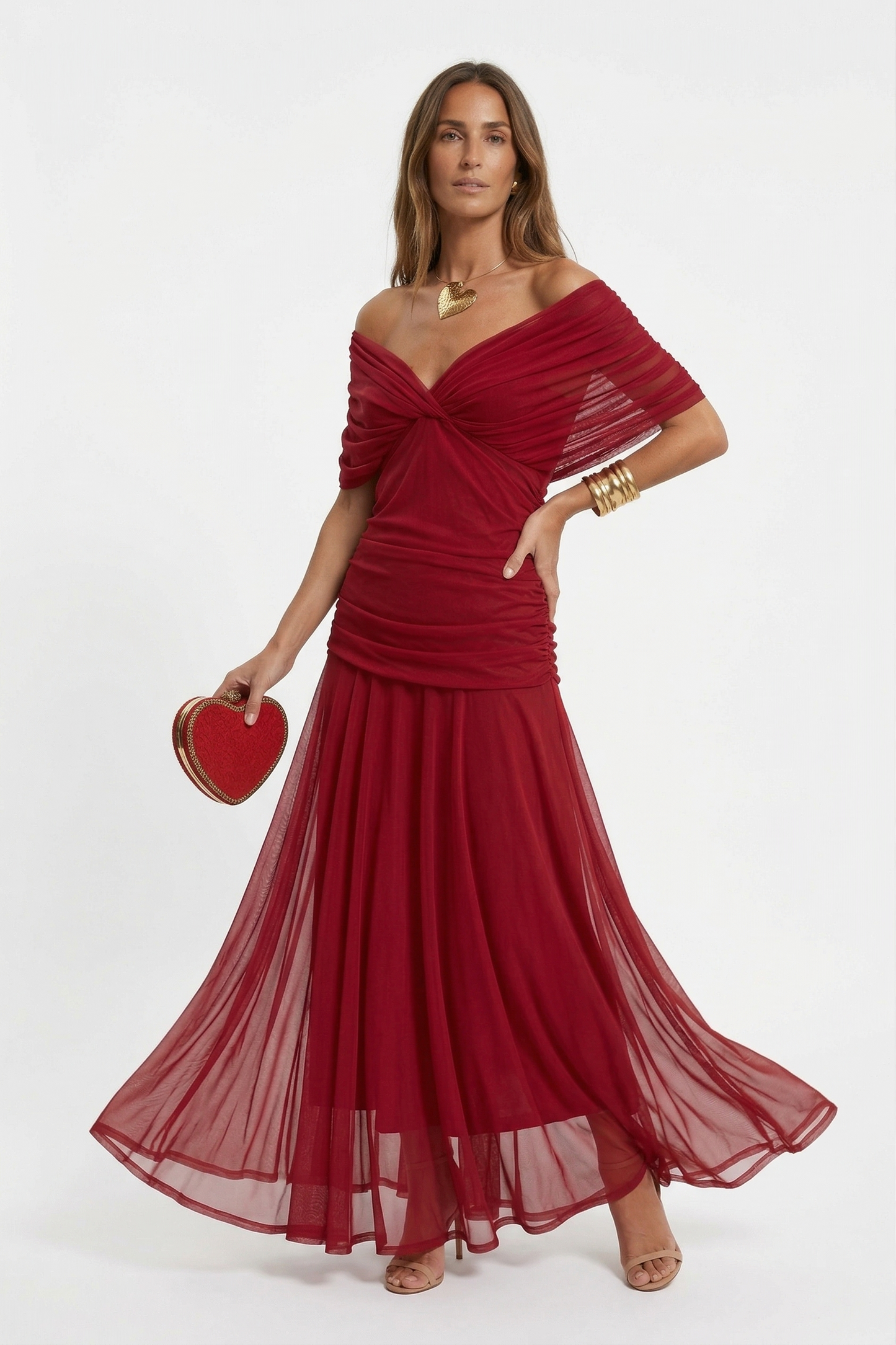 Babylon | Vestido largo con cuello en v