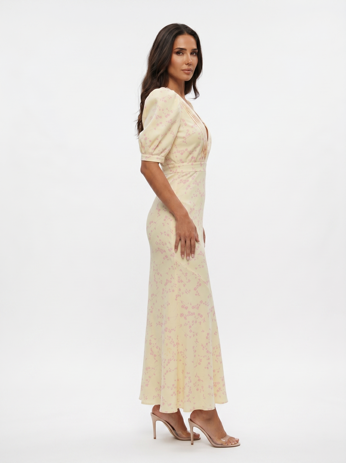 Babylon | Vestido con diseño floral y cuello en V