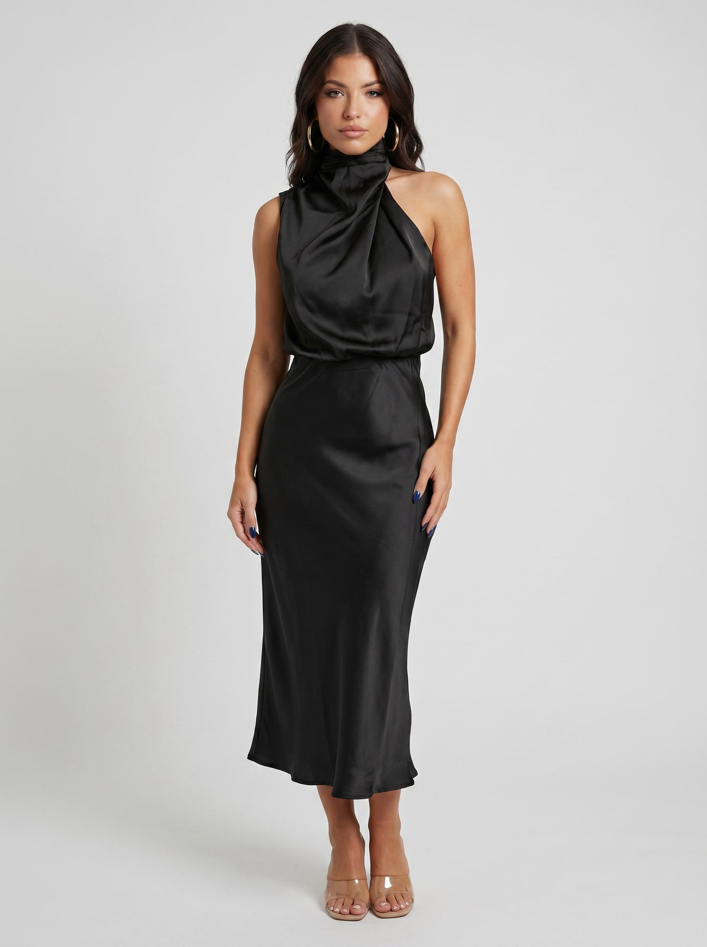 Babylon | Vestido largo con cuello halter