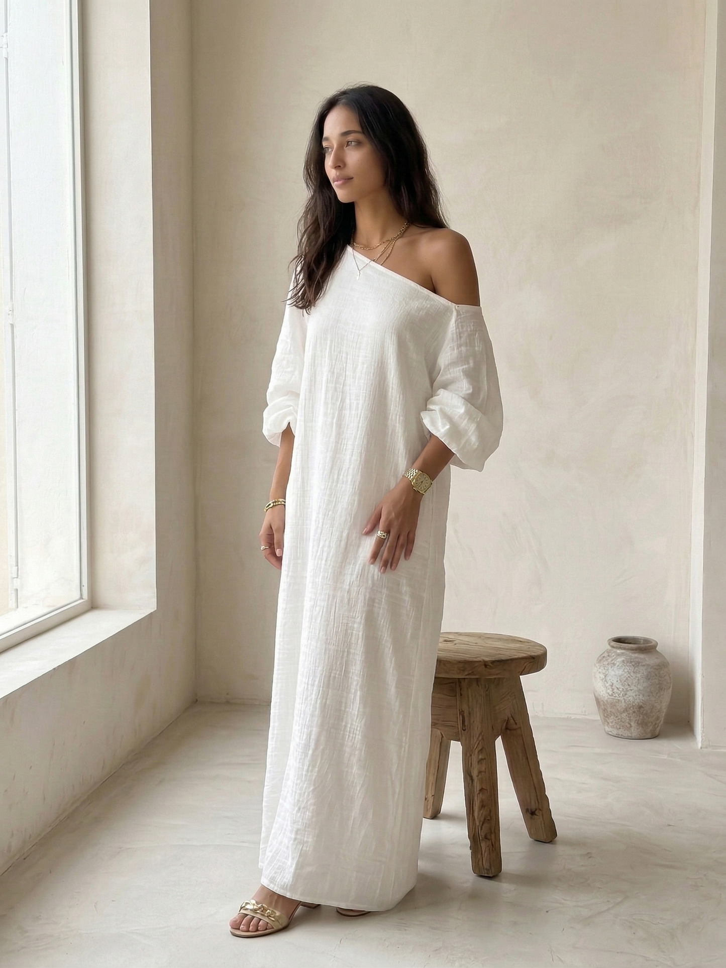 Babylon | Vestido largo de lino