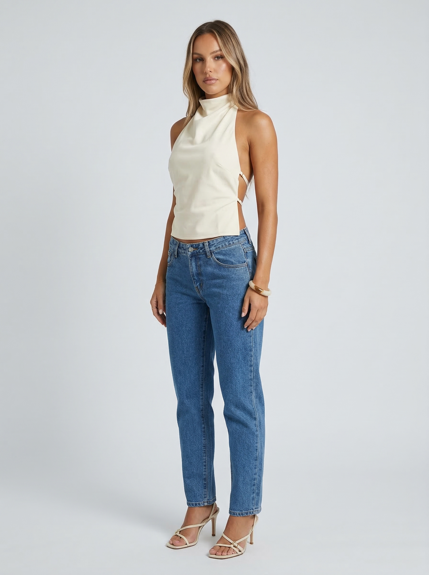 Babylon | Blusa corta con espalda abierta