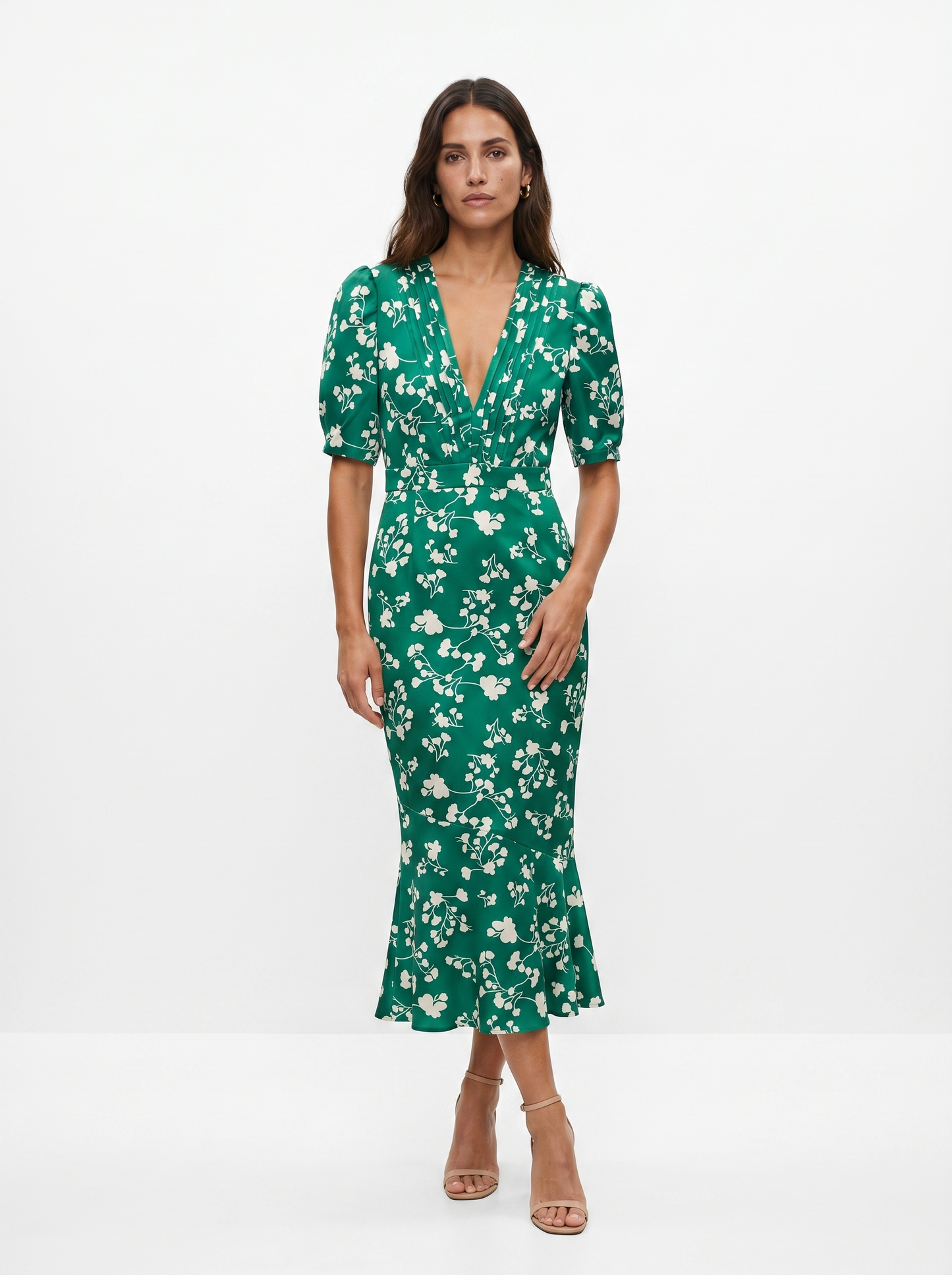Babylon | Vestido con diseño floral y cuello en V