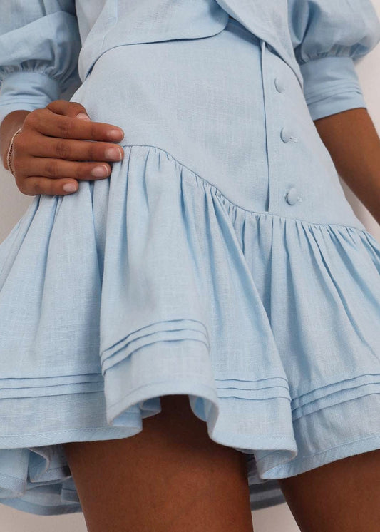 Babylon | Falda Laney Azul pastel