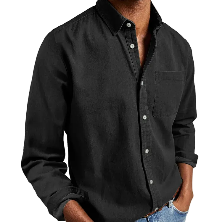 Babylon | Camisa botones lisa