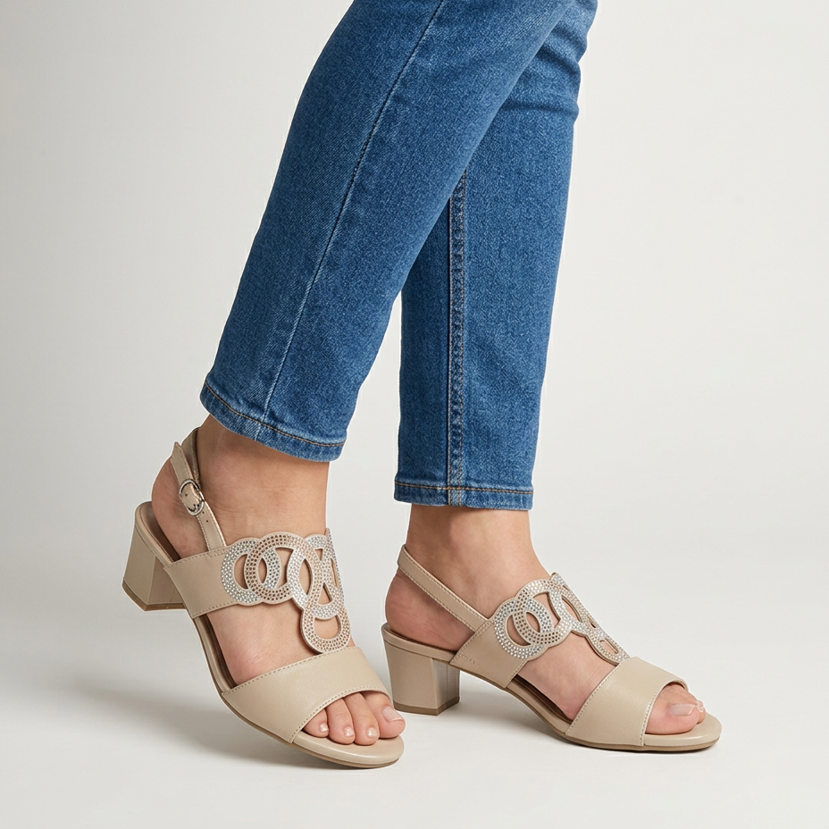 Babylon | Sandalia Cómoda de Tacón para Mujer