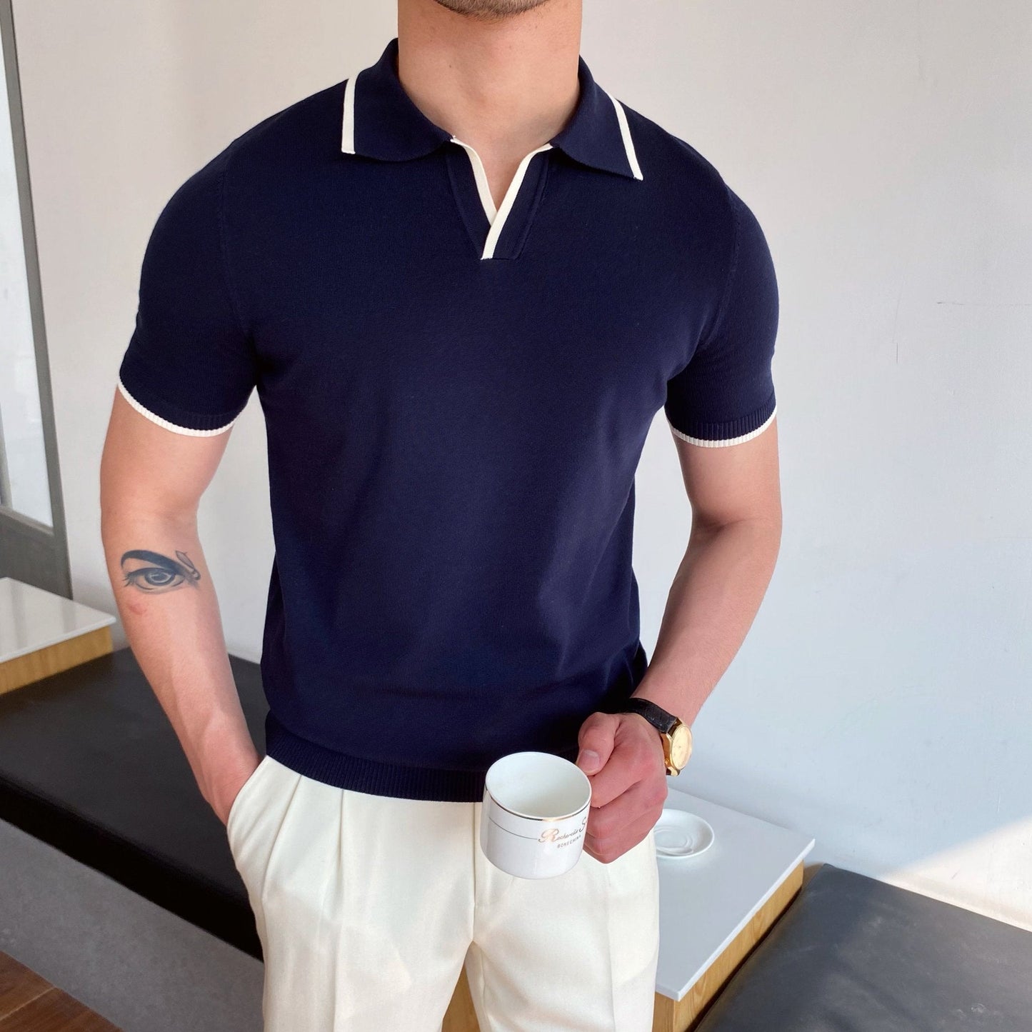 Babylon | Polo cuello en V